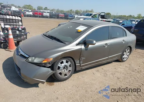 2006 Honda Civic Lx z USA, uszkodzony, nr VIN 1HGFA165X6L104956